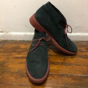 To Boot New York green suede Chukka Boot